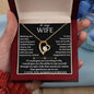 Jewelry To My Wife - the best thing that ever happened to me,Forever Love Necklace, Gift For Wife, Gift for her,Gifts For Wife Romantic, Christmas Birthday Gift, Valentine Gift