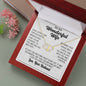 Gift for Wife "The Magical Day" Gold linked hearts Necklace to my Wonderful Wife