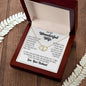 Gift for Wife "The Magical Day" Gold linked hearts Necklace to my Wonderful Wife