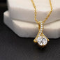 Presente para Alma Gêmea "Seu Último Tudo" Colar de Beleza Sedutora Ouro Amarelo 18K