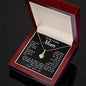 Collar de oro de belleza seductora para mi madre, regalo "Alegrías y lágrimas, ama a tu hijo" con tarjeta con mensaje