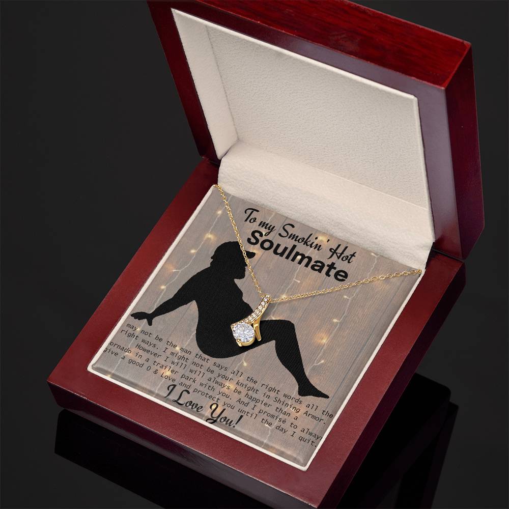 Para mi ardiente alma gemela: humor divertido de parque de casas rodantes, regalo de belleza seductora