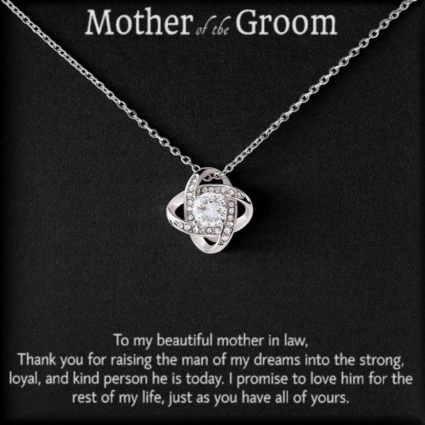 Regalo de la novia para la madre del novio, regalo de collar para la suegra, regalo para la suegra, regalos de boda para el hombre de mis sueños, regalo de agradecimiento