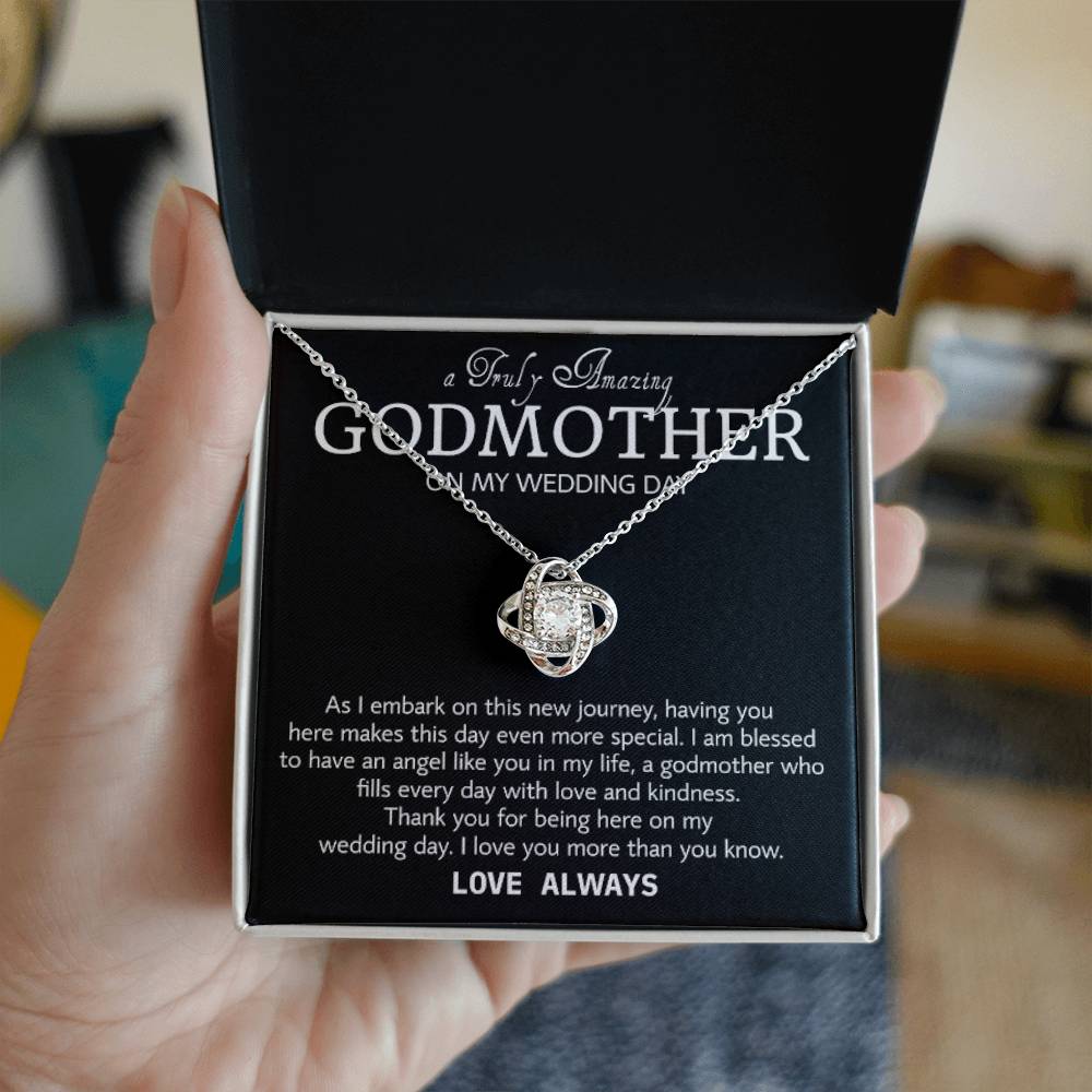 Collar de madrina en el día de mi boda, regalo de agradecimiento de boda para madrina, madrina de la novia, regalo de la novia a la madrina