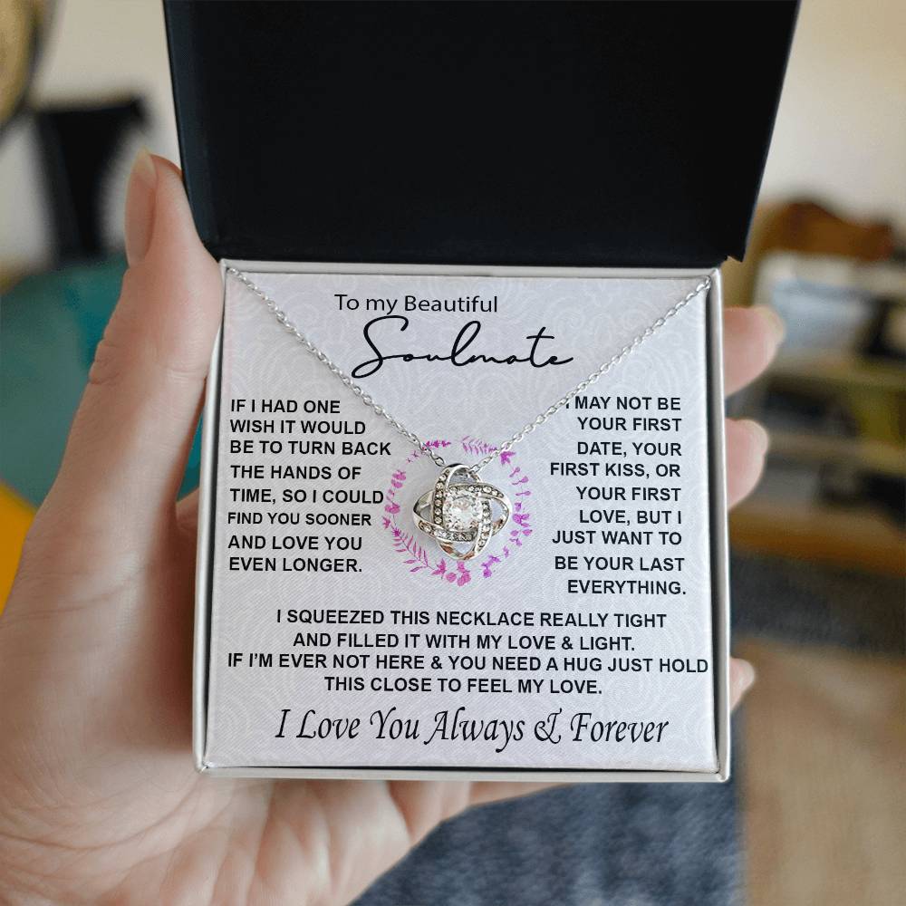 Presente para alma gêmea - Feito à mão para meu lindo colar de alma gêmea