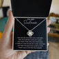 Presente de Alma Gêmea - Colar de Nó de Amor em Ouro 18K Last Everything