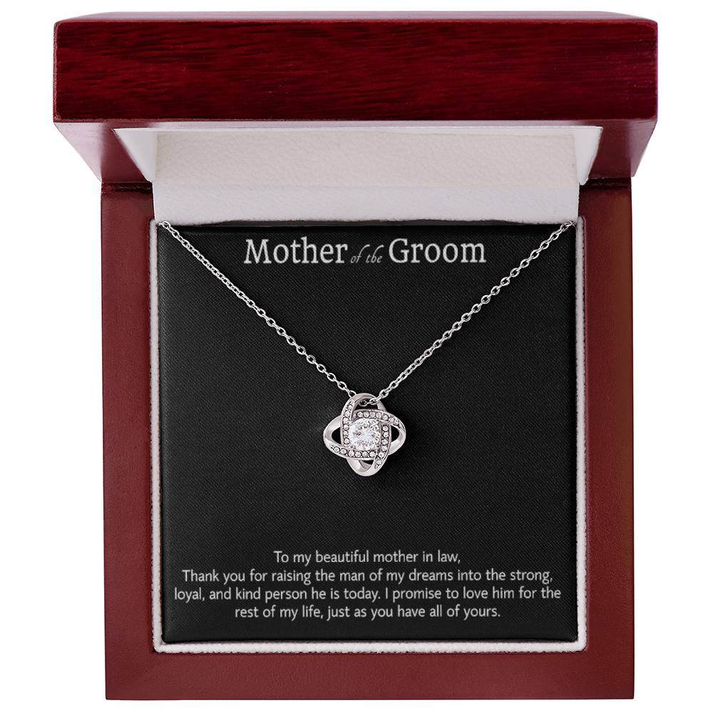 Regalo de la novia para la madre del novio, regalo de collar para la suegra, regalo para la suegra, regalos de boda para el hombre de mis sueños, regalo de agradecimiento