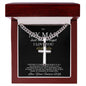 To my Future Husband Necklace Set “My Everything” Cross Necklace cuban chain Jewelry
