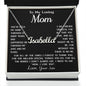 Para mi madre Collar de oro de regalo "Alegrías y lágrimas Ama a tu hijo" con tarjeta de mensaje Collar con nombre de firma 001