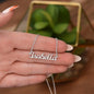 Regalo para hija, amor, mamá Collar exclusivo personalizado con firma en oro