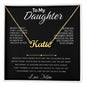 Regalo para hija, amor, mamá Collar exclusivo personalizado con firma en oro