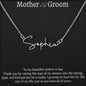 Regalo de la novia para la madre del novio, regalo de collar para la suegra, regalo para la suegra, regalos de boda para el hombre de mis sueños, regalo de agradecimiento