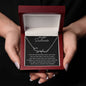 Presente de alma gêmea - Colar de assinatura personalizado Last Everything 001