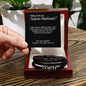 Para mi futuro esposo: pulsera de regalo de joyería y tarjeta con mensaje "El siguiente paso conmigo"