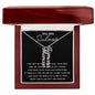 Soulmate Gift- Last Everything Vertical Signature Name Necklace 002