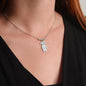 To My Mother necklace gift "thank you for being in my life" Kids Charm w/ Message Card