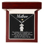 To My Mother necklace gift "thank you for being in my life" Kids Charm w/ Message Card