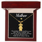To My Mother necklace gift "thank you for being in my life" Kids Charm w/ Message Card