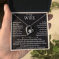 Jewelry To My Wife - the best thing that ever happened to me,Forever Love Necklace, Gift For Wife, Gift for her,Gifts For Wife Romantic, Christmas Birthday Gift, Valentine Gift