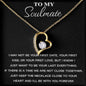 Presente de Alma Gêmea - Colar de Ouro 18K Last Everything Forever Heart