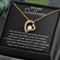 Presente de Alma Gêmea - Colar de Ouro 18K Last Everything Forever Heart