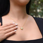 Para mi madre Collar con nudo de amor en oro de 18 quilates, regalo "Gracias por estar en mi vida" con tarjeta con mensaje