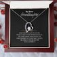 Granddaughter Gold Heart Necklace - "My Dear Granddaughter" from Grandma or Grandpa