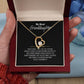 Granddaughter Gold Heart Necklace - "My Dear Granddaughter" from Grandma or Grandpa