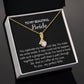 Para mi hermosa novia, collar de regalo para el día de la boda, regalo del novio, boda “mi esposa perfecta” para la novia, collar de regalo para el día del compromiso 