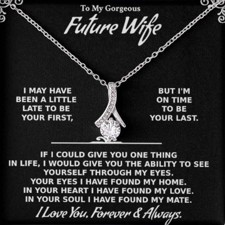 Gift for Future Wife “In your Heart” Jewelry Alluring Beauty Love Necklace