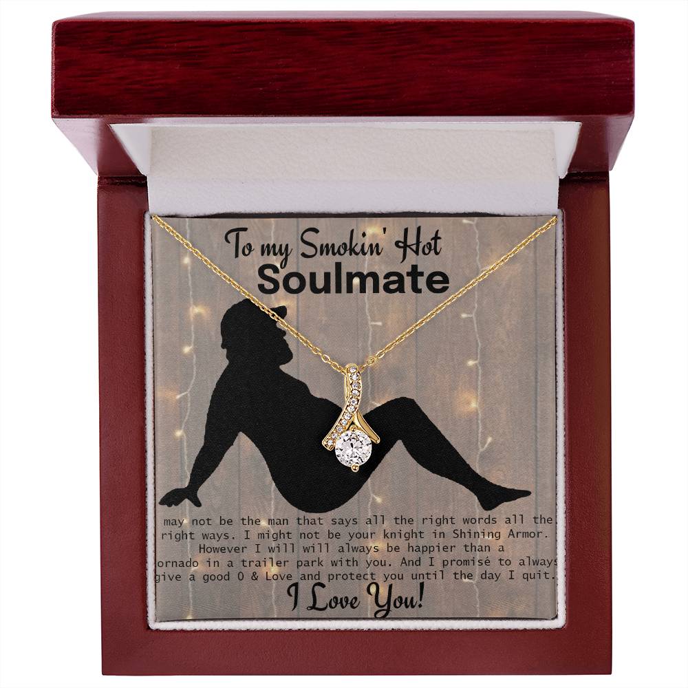 Para mi ardiente alma gemela: humor divertido de parque de casas rodantes, regalo de belleza seductora