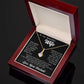 Beautiful Gift for Wife "I Can't Live Without You" Necklace white and yellow gold alluring beauty
