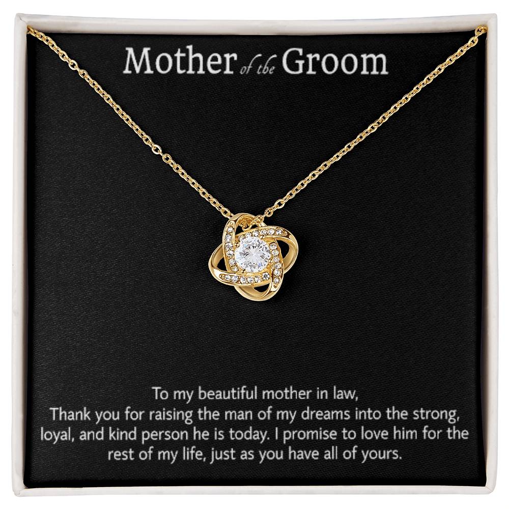 Regalo de la novia para la madre del novio, regalo de collar para la suegra, regalo para la suegra, regalos de boda para el hombre de mis sueños, regalo de agradecimiento 