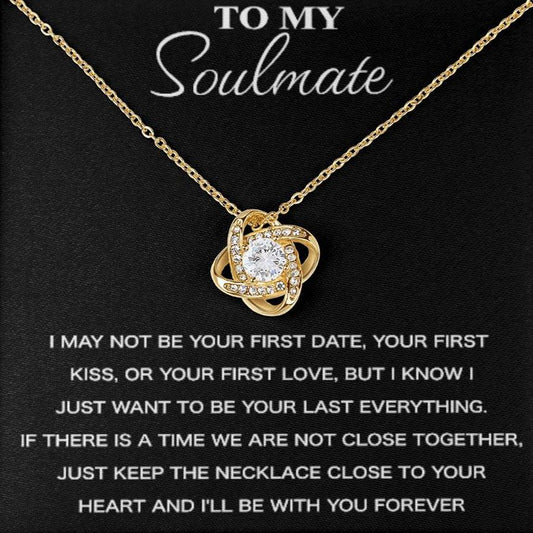 Presente de Alma Gêmea - Colar de Nó de Amor em Ouro 18K Last Everything 