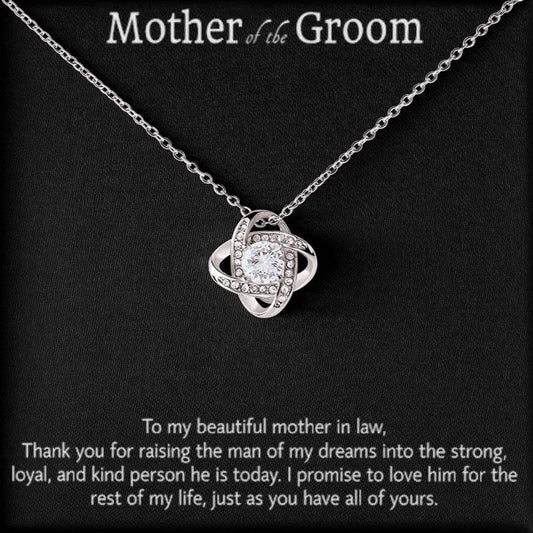 Regalo de la novia para la madre del novio, regalo de collar para la suegra, regalo para la suegra, regalos de boda para el hombre de mis sueños, regalo de agradecimiento 