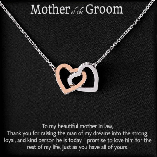 Regalo de la novia para la madre del novio, regalo de collar para la suegra, regalo para la suegra, regalos de boda para el hombre de mis sueños, regalo de agradecimiento 