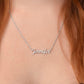 Colar com nome personalizado para filha "Carry You In My Heart" da mãe
