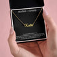 Regalo de la novia para la madre del novio, regalo de collar para la suegra, regalo para la suegra, regalos de boda para el hombre de mis sueños, regalo de agradecimiento 