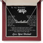 Beautiful Gift for Wife "I Can't Live Without You" Necklace personalized name