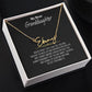 Granddaughter Necklace - "My Dear Granddaughter" from Grandma or Grandpa Signature name necklace 002