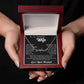 Beautiful Gift for Wife "I Can't Live Without You" Necklace personalized 002