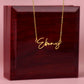 Beautiful Gift for Wife "I Can't Live Without You" Necklace personalized 002