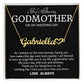 Godmother on My Wedding Day Necklace, Wedding Thank You Gift for Godmother, Godmother of The Bride, Gift from Bride To Godmother