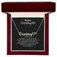Granddaughter Necklace - "My Dear Granddaughter" from Grandma or Grandpa Signature name necklace 003
