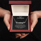 Granddaughter Necklace - "My Dear Granddaughter" from Grandma or Grandpa Signature name necklace 003