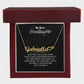 Granddaughter Necklace - "My Dear Granddaughter" from Grandma or Grandpa Signature name necklace 003