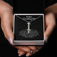 Granddaughter Necklace - "My Dear Granddaughter" from Grandma or Grandpa Signature name necklace 004