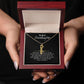 Granddaughter Necklace - "My Dear Granddaughter" from Grandma or Grandpa Signature name necklace 004