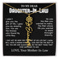 My Dear Daughter-In-Heart Gift-Love Your Mother-In-Law Necklace Personalized Birth Flower