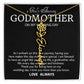 Godmother on My Wedding Day Necklace, Wedding Thank You Gift for Godmother, Godmother of The Bride, Gift from Bride To Godmother